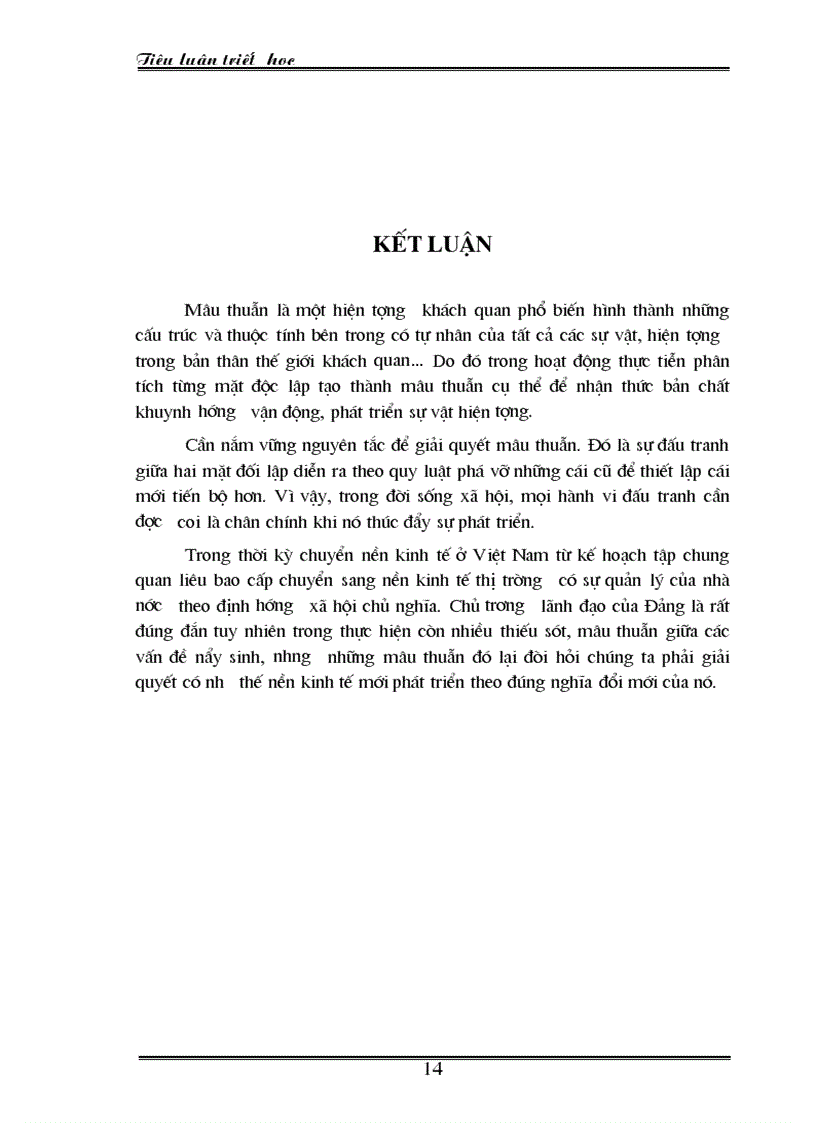 image for page Quy luật mâu thuẫn trong phép biện chứng duy vật với việc phân tích hệ thống kinh tế thị trường định hướng xã hội chủ nghĩa ở Việt Nam