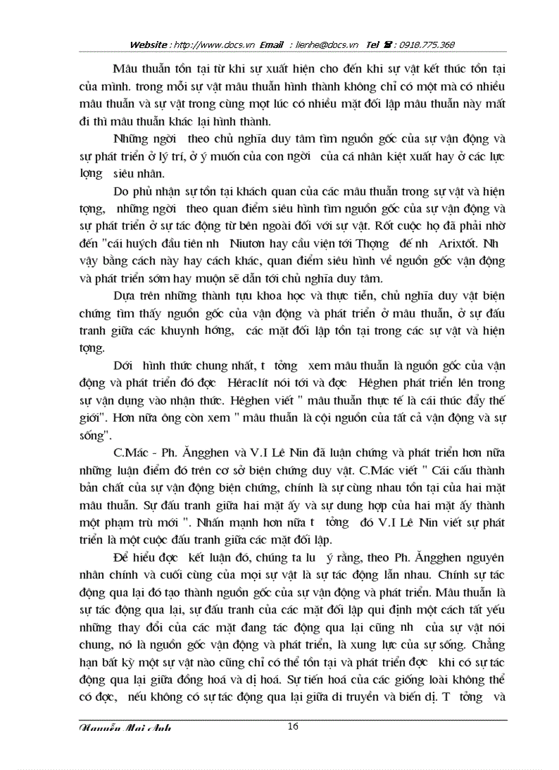 image for page Mâu thuẫn biện chứng và sự vận dụng nó trong quá trình chuyển sang kinh tế thị trường ở Việt Nam