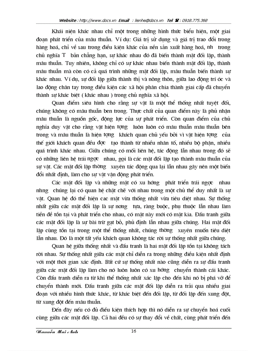 image for page Mâu thuẫn biện chứng và sự vận dụng nó trong quá trình chuyển sang kinh tế thị trường ở Việt Nam