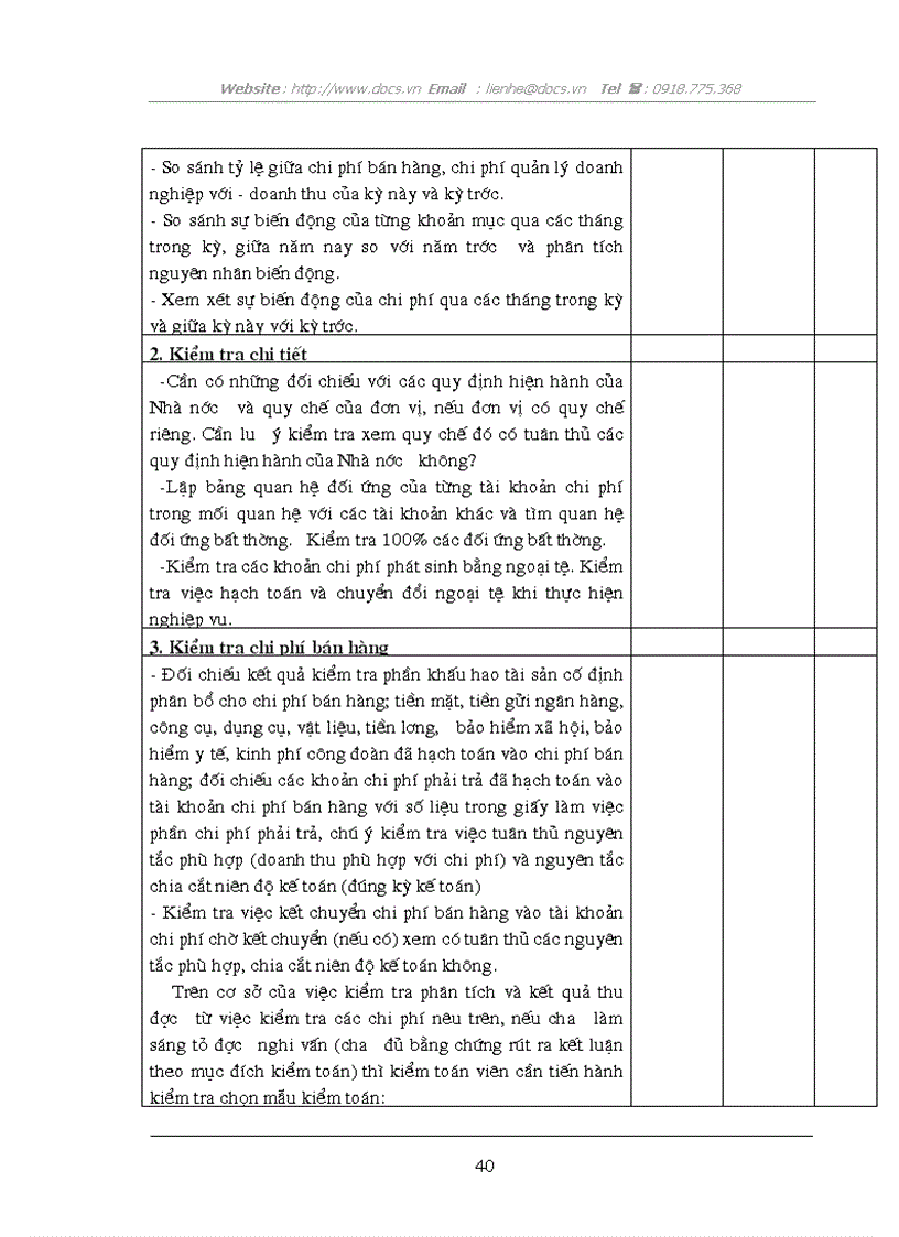 image for page Quy trình kiểm toán chi phí hoạt động trong Kiểm toán Báo cáo tài chính do Công ty dịch vụ tư vấn Tài chính Kế toán và Kiểm toán AASC thực hiện