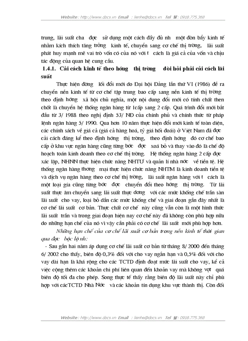 image for page Một vài suy nghĩ về cơ chế điều hành lãi suất của NHNN trong giai đoạn thực hiện cơ chế lãi suất thị trường lãi suất thoả thuận