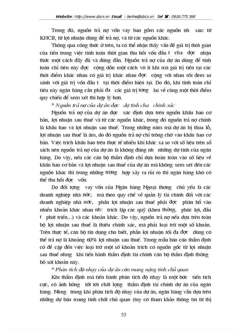 image for page Nâng cao chất lượng thẩm định tài chính dự án đầu tư trong hoạt động tín dụng tại ngânhàng NHTMCP Ngoại Thương VietcomBank