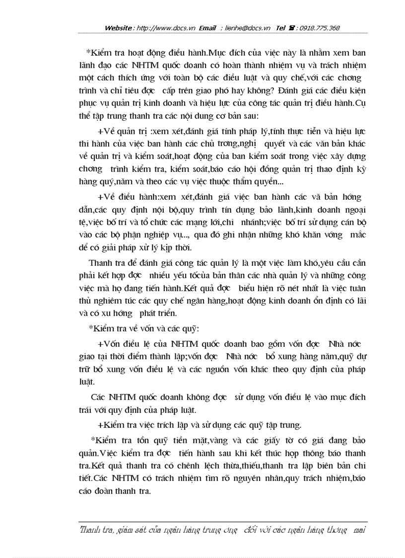 image for page Thanh tra giám sát của NHTW là một công cụ quan trọng để thực hiện sự quản lý Nhà nước trong lĩnh vực hoạt động ngân hàng