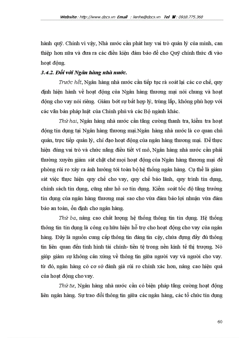 image for page Mở rộng cho vay đối với các DNV N tại ngânhàng NHTMCP các DN Ngoài QD VPBank