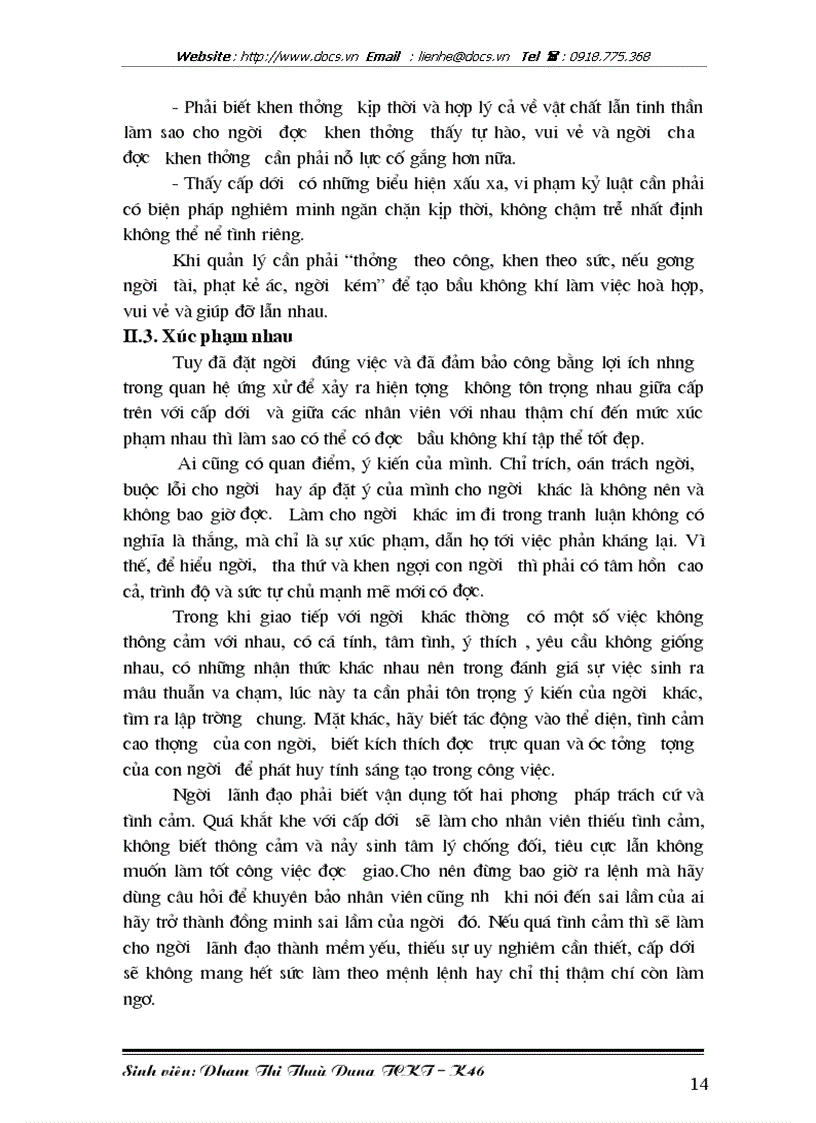 image for page Trình bầy tác động làm ô nhiễm bầu không khí tập thể của điều phối doanh nghiệp yếu kém