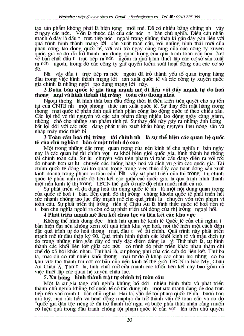 image for page Đặc trưng cơ bản của chủ nghĩa tư bản ngày nay