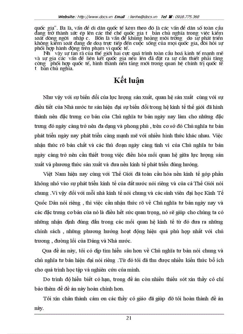 image for page Đặc trưng cơ bản của chủ nghĩa tư bản ngày nay