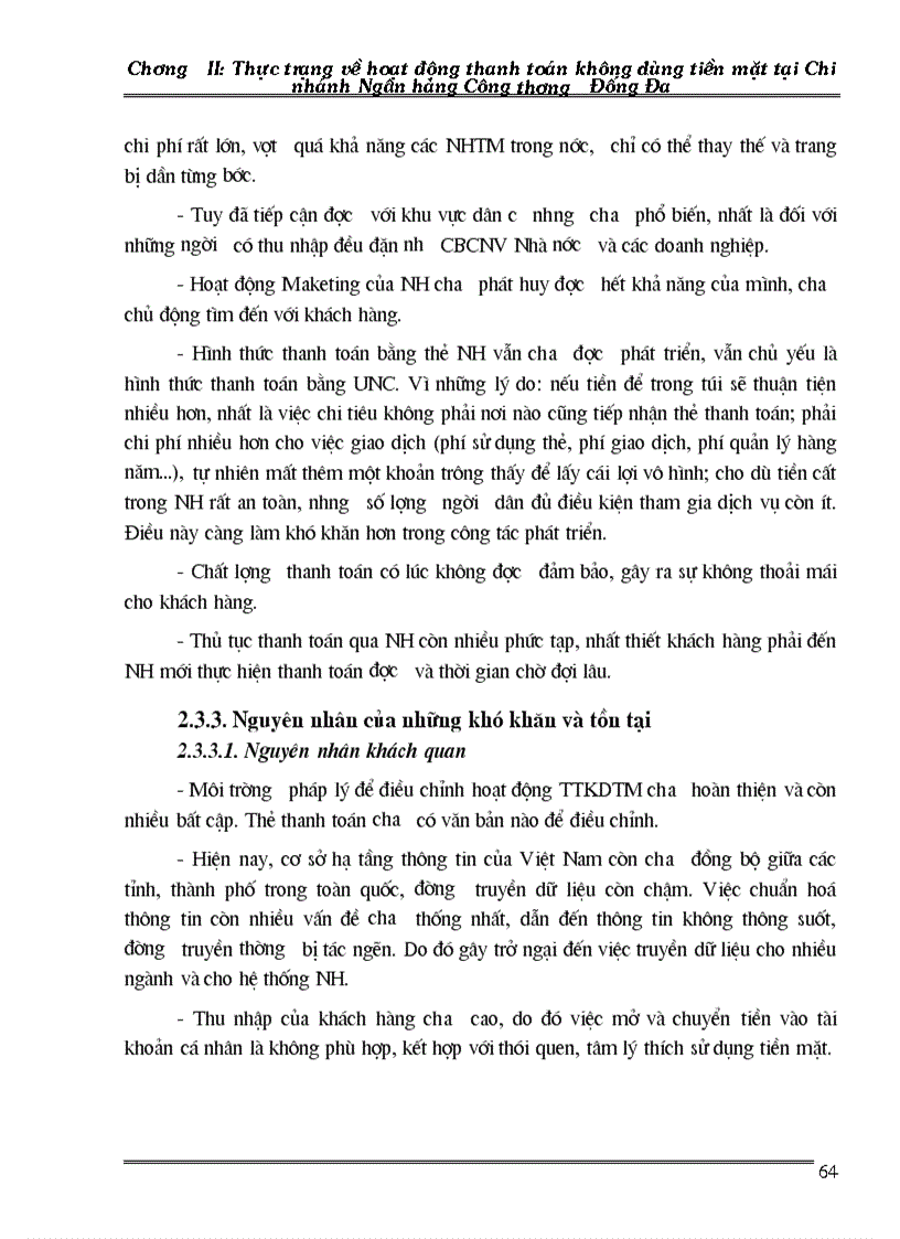 image for page 1số giải pháp về mở rộng phát triển thanh toán không dùng tiền mặt tại chi nhánh ngânhàng NHCT VietinBank Đống Đa