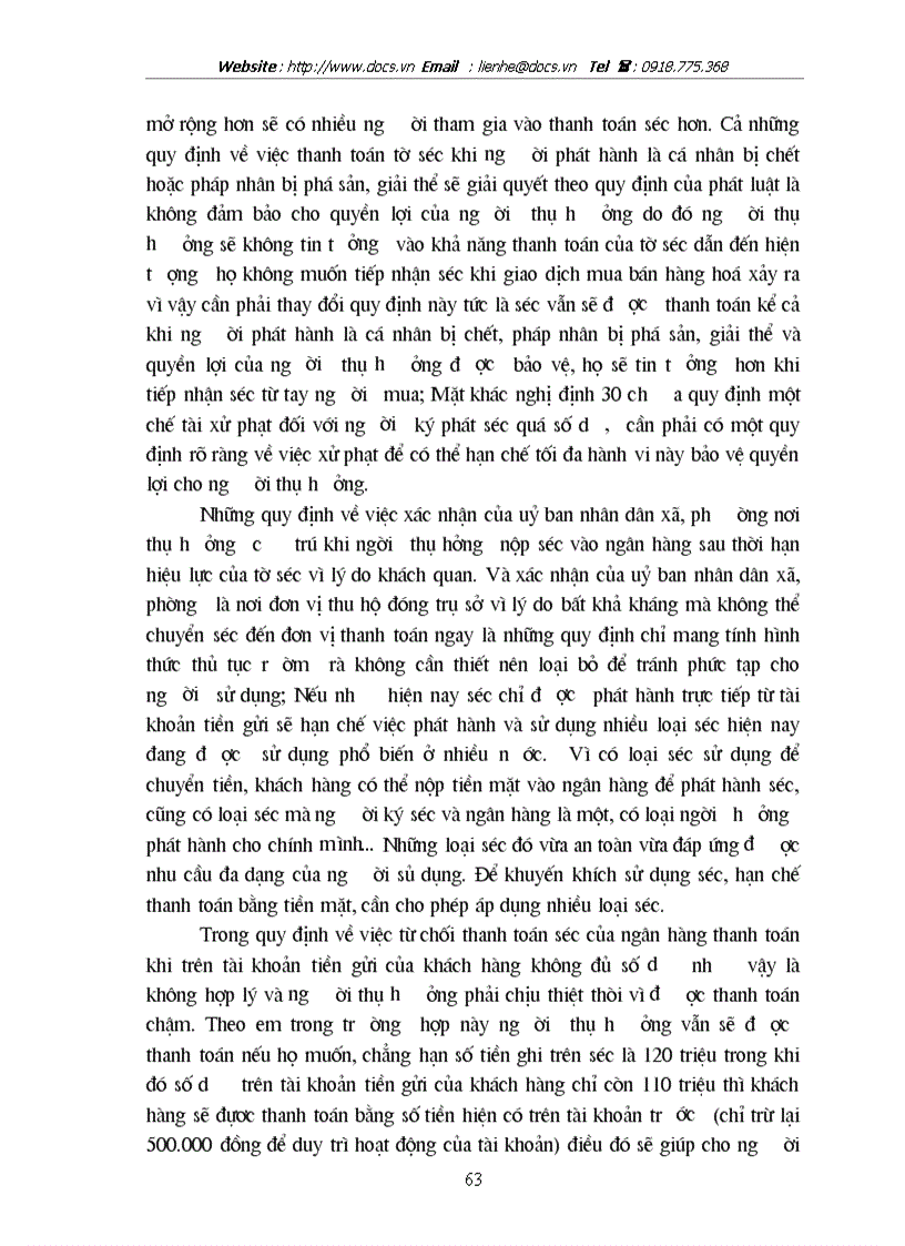 image for page 1số giải pháp nhằm mở rộng khả năng thanh toán séc tại SGD 1 ngânhàng NHNo PTNT AgriBank VN