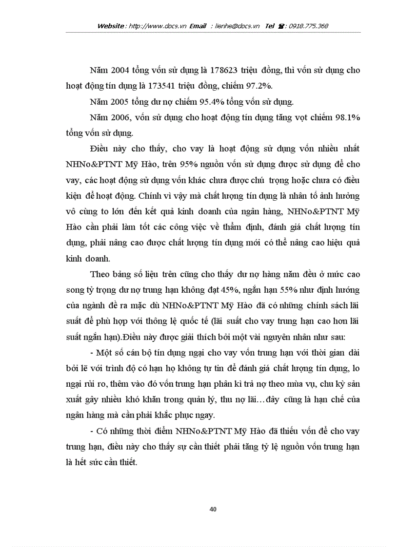 image for page Mở rộng tín dụng đối với các doanh nghiệp ngoài quốc doanh tại chi nhánh ngânhàng NHNo PTNT AgriBank Mỹ Hào