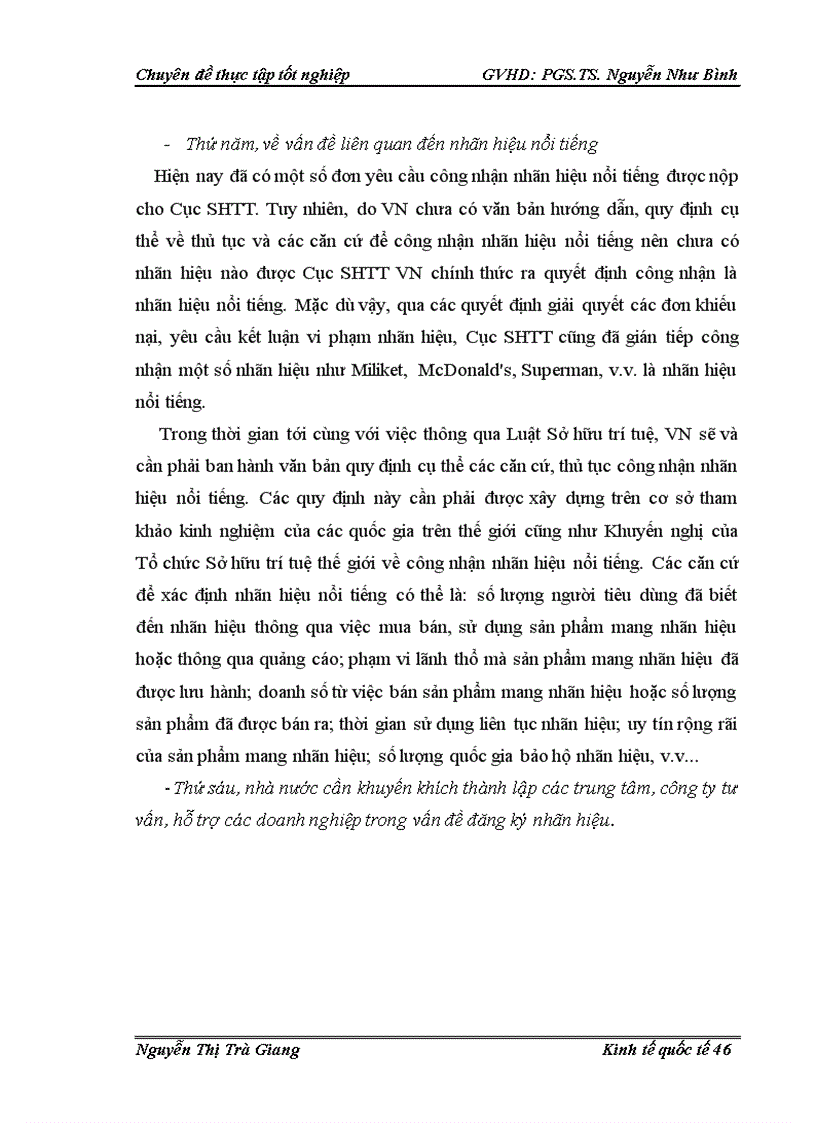 image for page Bảo hộ nhãn hiệu hàng hoá trong tiến trình hội nhập kinh tế quốc tế