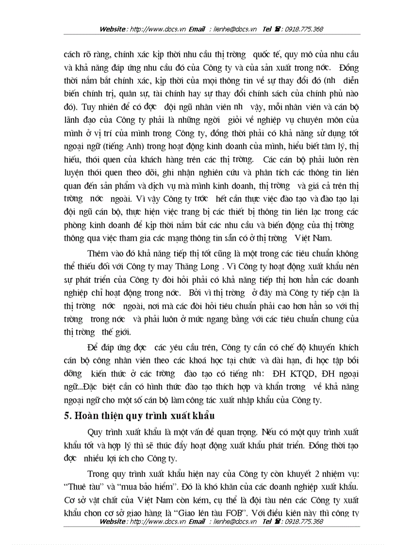 image for page Một số giải pháp nhằm thúc đẩy hoạt động xuất khẩu hàng may mặc ở công ty may Thăng Long