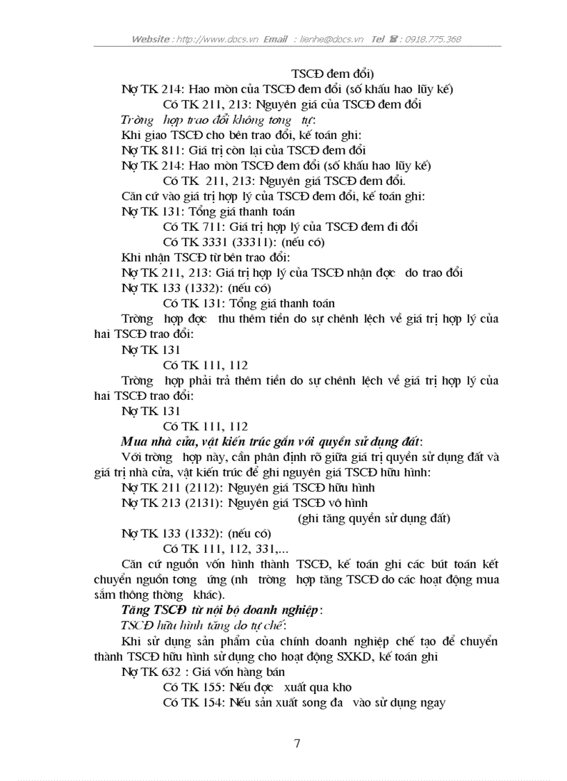 image for page Kế toán nội dung biến động TSCĐ hữu hình trong các doanh nghiệp theo hướng vận dụng hệ thống chuẩn mực kế toán Việt nam