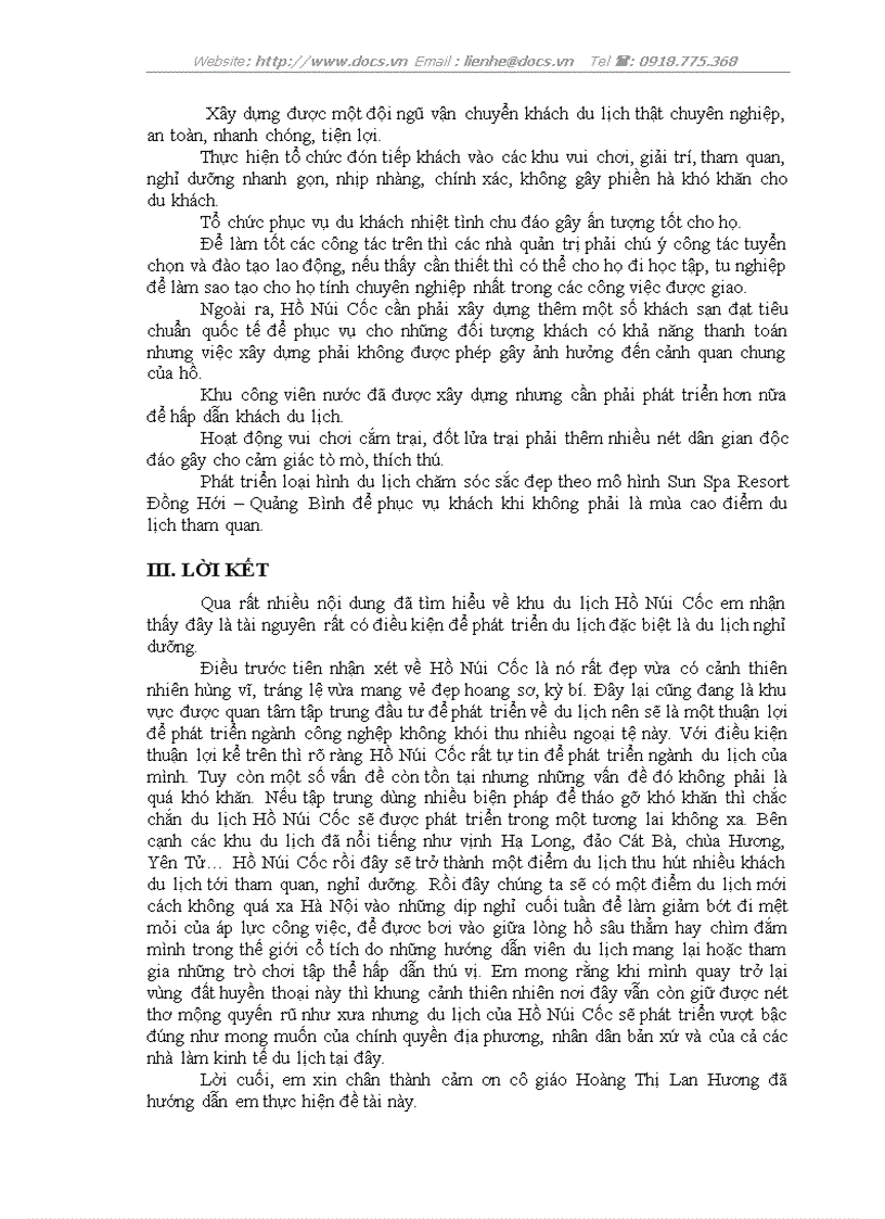 image for page Tìm hiểu tài nguyên du lịch Hồ Núi Cốc để phát triển du lịch nghỉ dưỡng