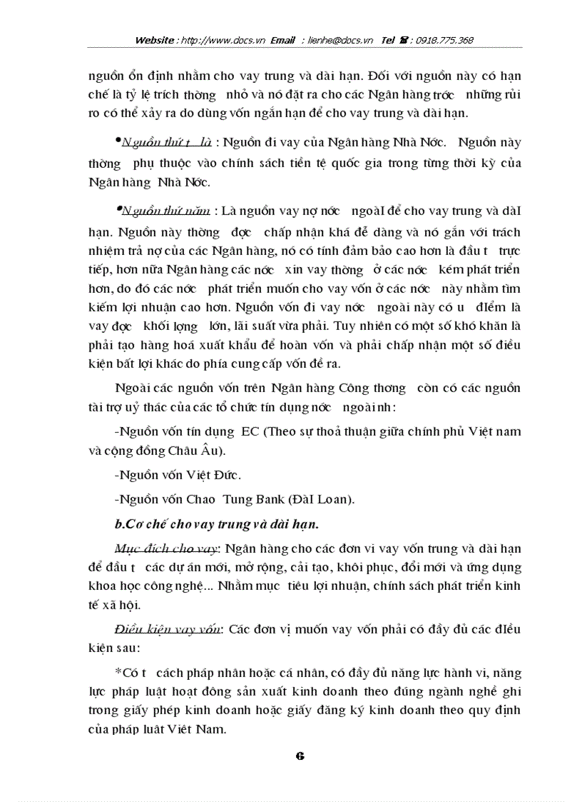 image for page Những giải pháp nhằm nâng cao hiệu quả tín dụng trung dài hạn tại ngânhàng NHCT VietinBank Hai Bà Trưng