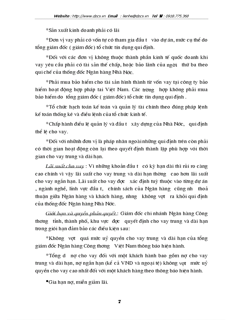 image for page Những giải pháp nhằm nâng cao hiệu quả tín dụng trung dài hạn tại ngânhàng NHCT VietinBank Hai Bà Trưng