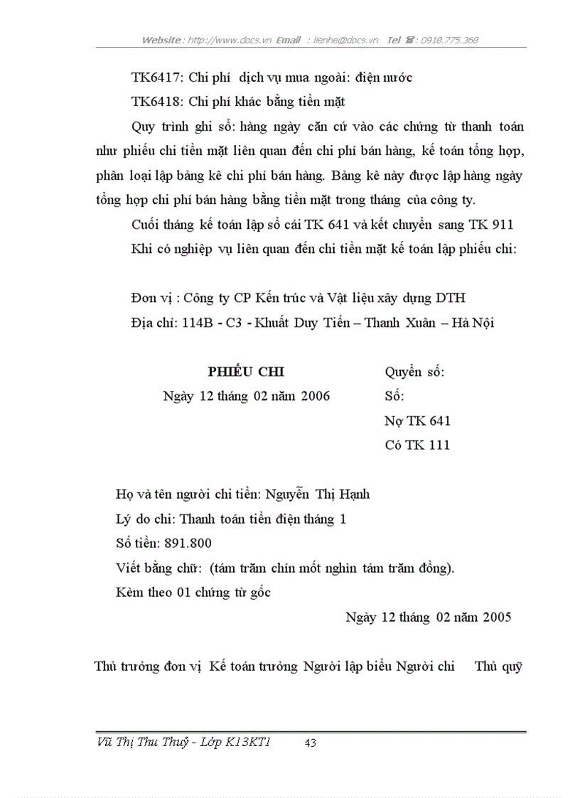 image for page Hoàn thiện kế toán lưu chuyển hàng hoá và xác định kết quả tiêu thụ tại công ty Cổ phần Kiến trúc và Vật liệu xây dựng DTH