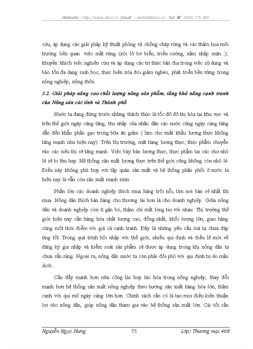 image for page Thực trạng xuất khẩu hàng nông sản của các địa phương và TP ở nước ta hiện nay