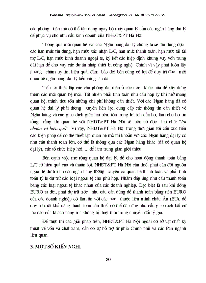 image for page Hoàn thiện phát triển hoạt động thanh toán quốc tế thông qua phương thức tín dụng chứng từ L C tại ngânhàng NHĐT PT BIDV Hà Nội