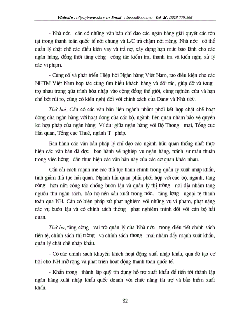 image for page Hoàn thiện phát triển hoạt động thanh toán quốc tế thông qua phương thức tín dụng chứng từ L C tại ngânhàng NHĐT PT BIDV Hà Nội