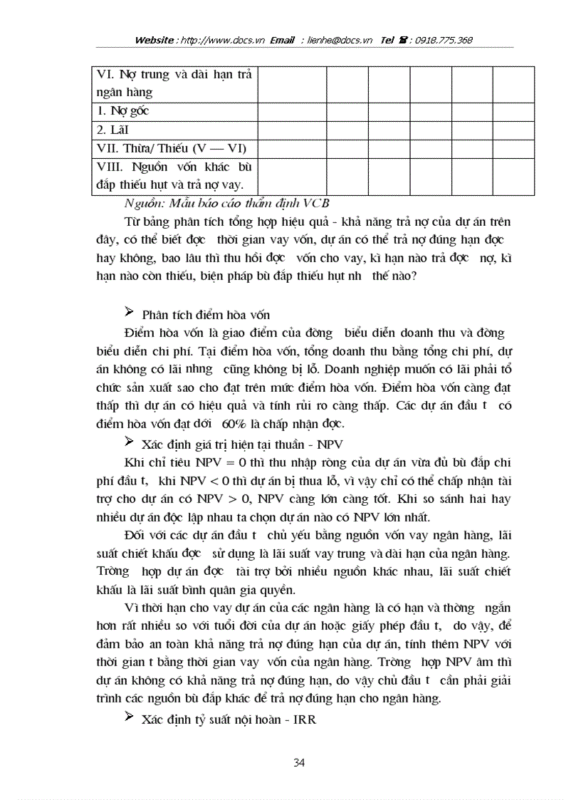 image for page Nâng cao chất lượng thẩm định tài chính dự án đầu tư trong hoạt động tín dụng tại ngânhàng NHTMCP Ngoại Thương VietcomBank