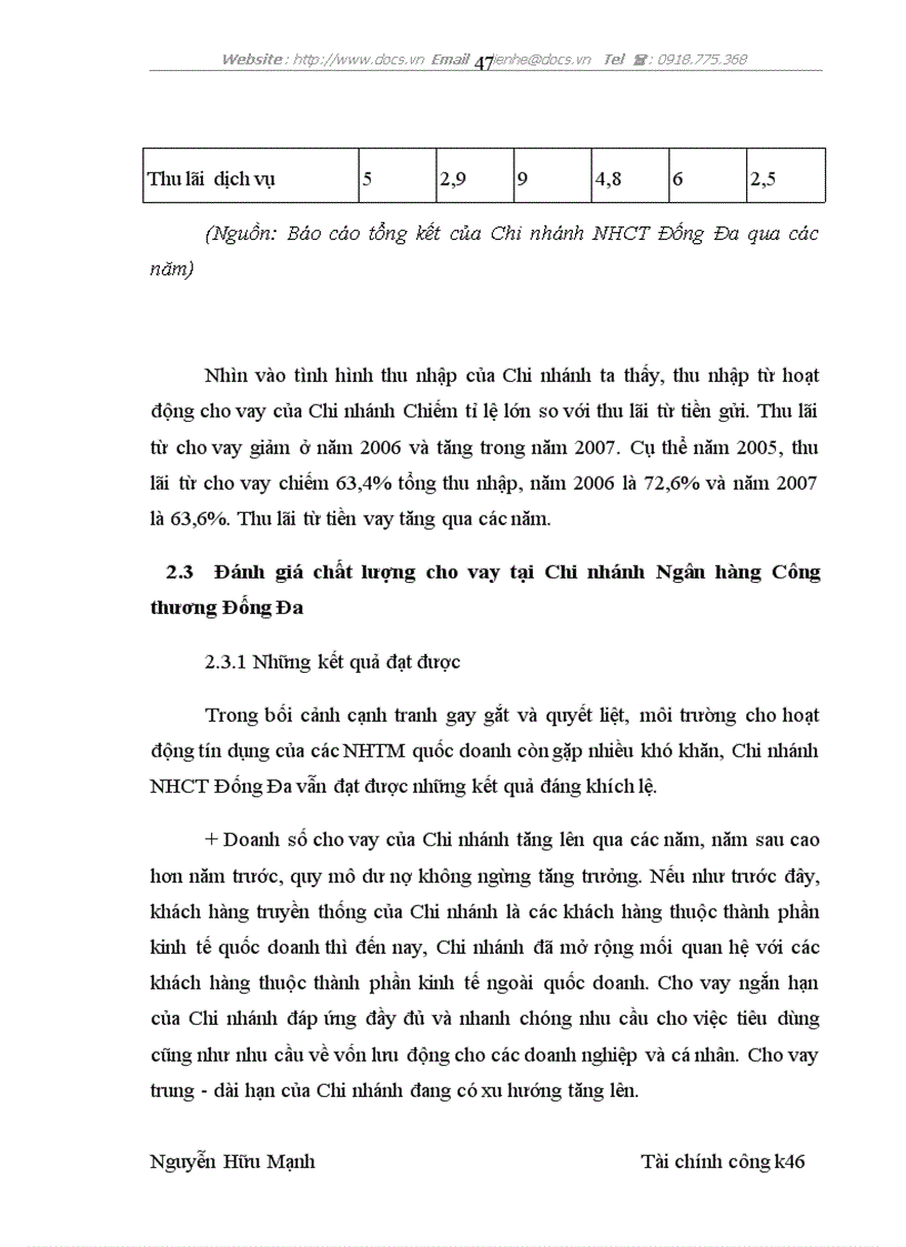 image for page Giải pháp nâng cao chất lượng cho vay tại Chi nhánh Ngân hàng Công Thương Đống Đa