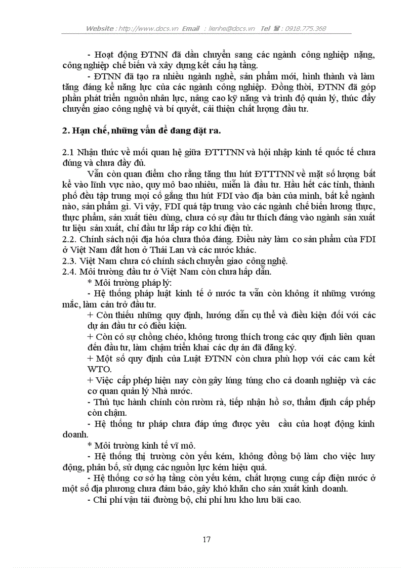 image for page Đầu tư nước ngoài vào Việt Nam