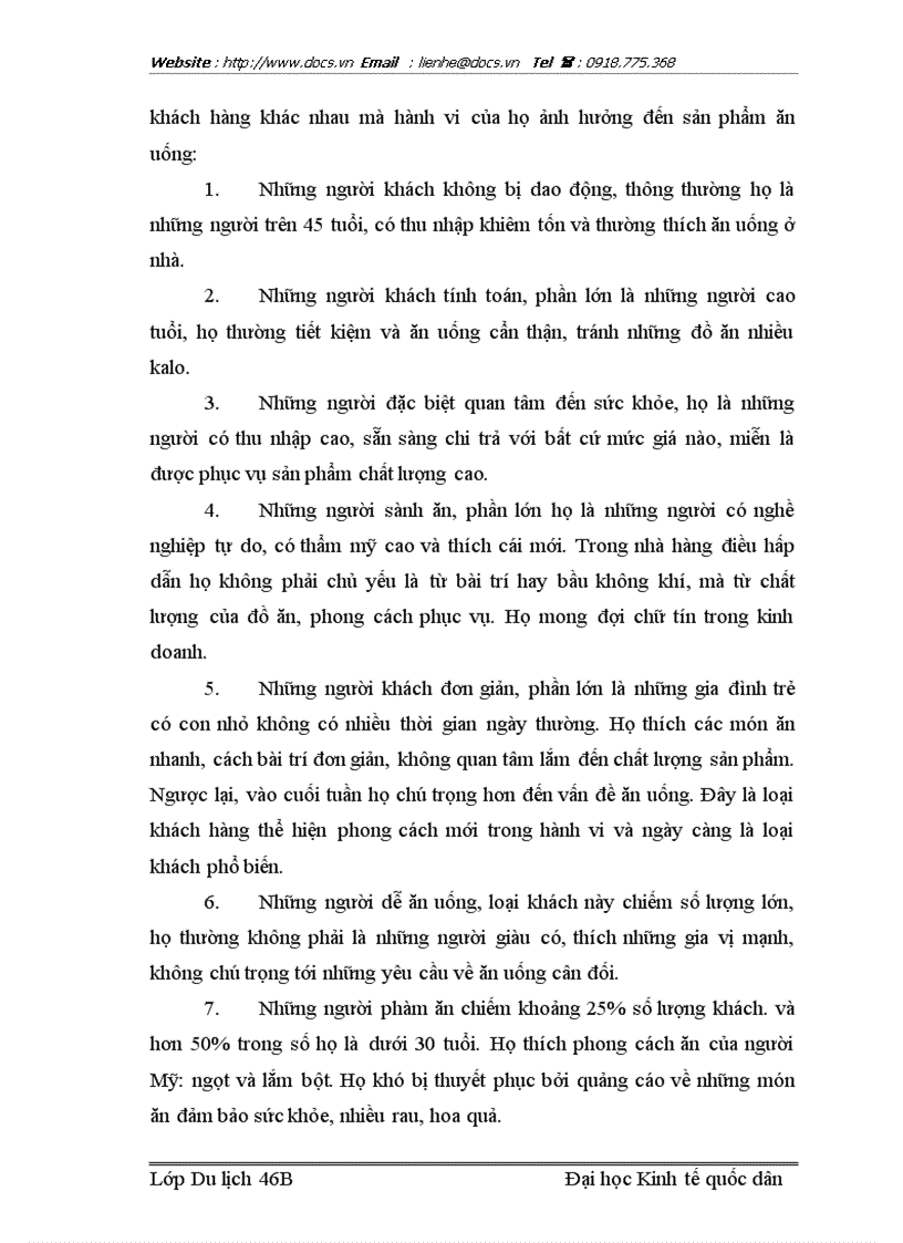 image for page Các giải pháp Marketing nhằm tăng cường thu hút khách sử dụng dịch vụ ăn uống của nhà hàng khách sạn Bảo Sơn