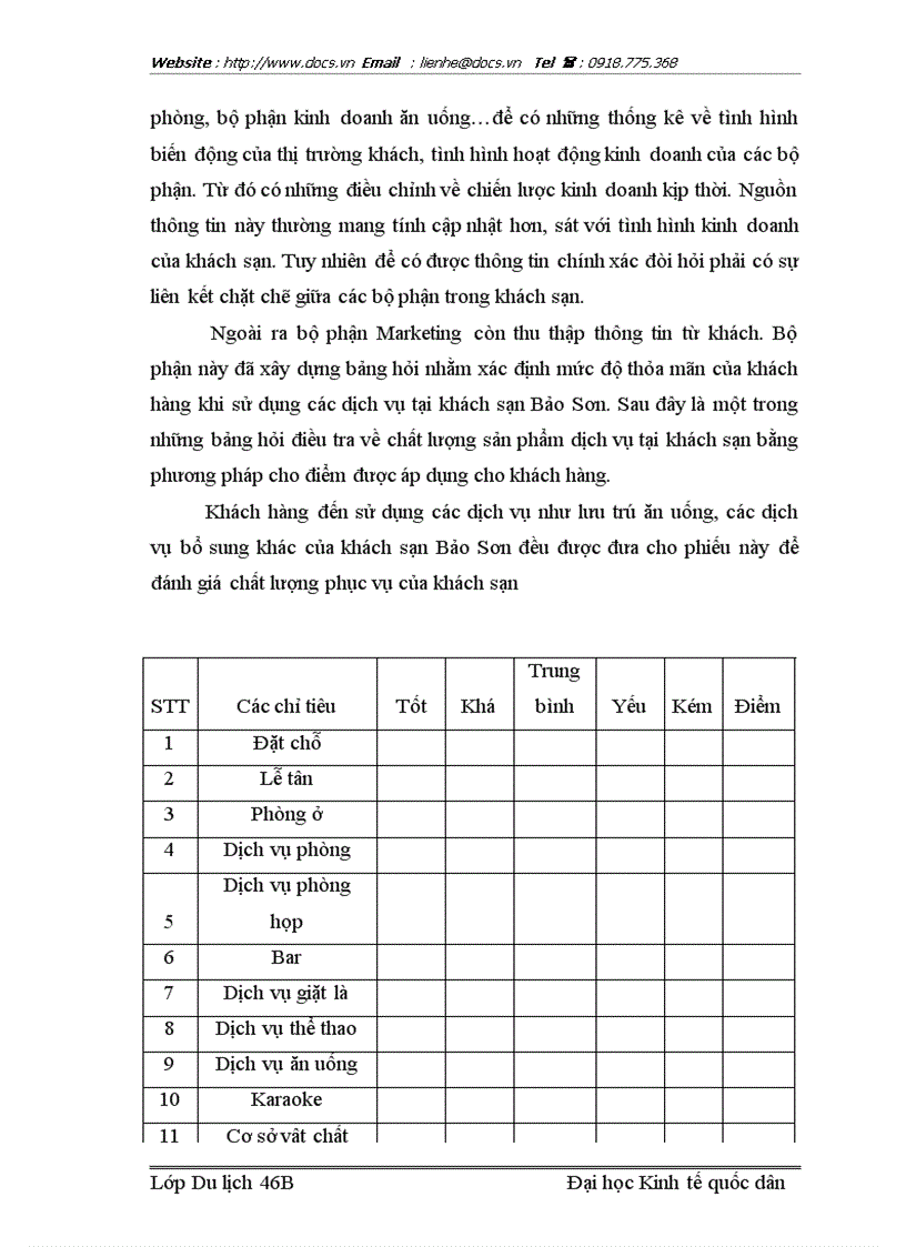 image for page Các giải pháp Marketing nhằm tăng cường thu hút khách sử dụng dịch vụ ăn uống của nhà hàng khách sạn Bảo Sơn