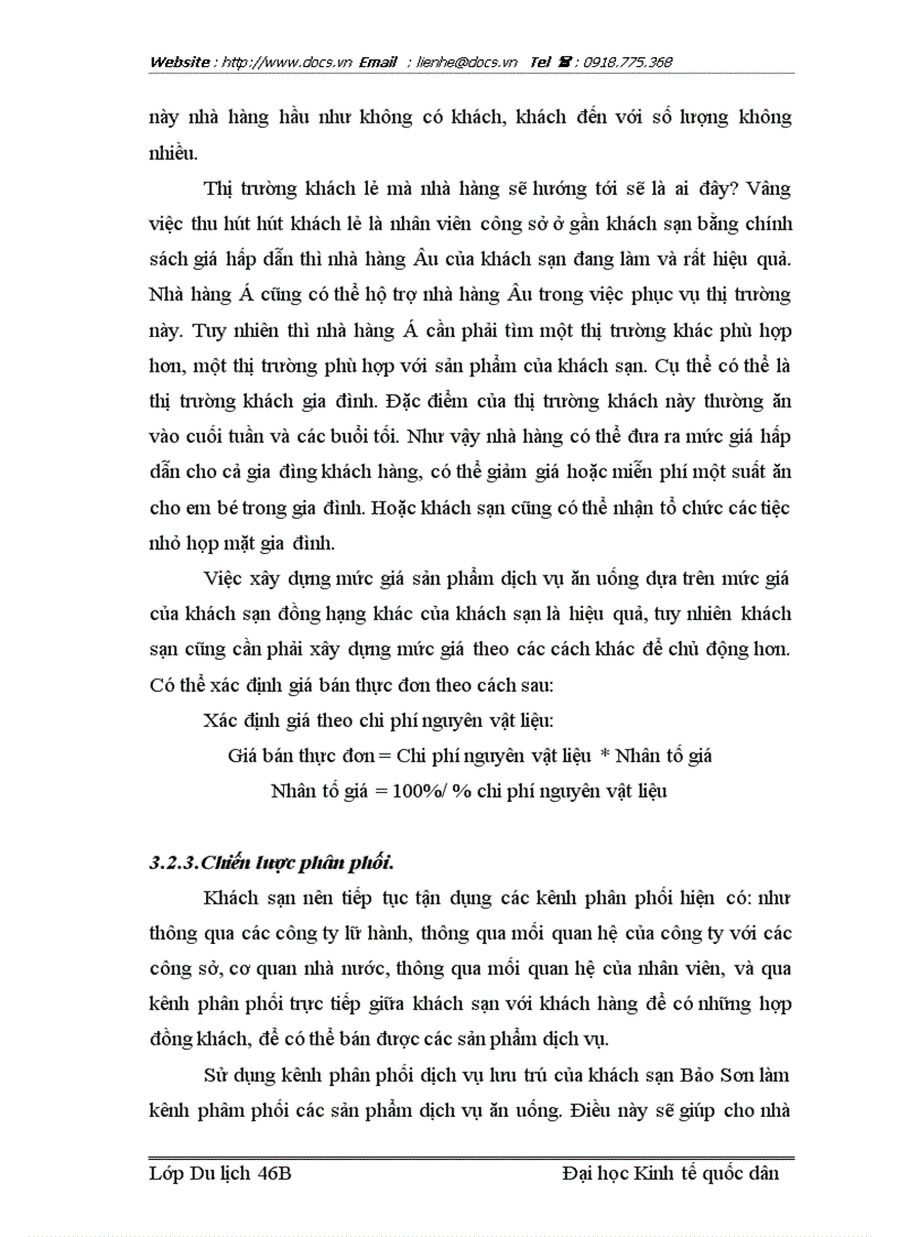 image for page Các giải pháp Marketing nhằm tăng cường thu hút khách sử dụng dịch vụ ăn uống của nhà hàng khách sạn Bảo Sơn
