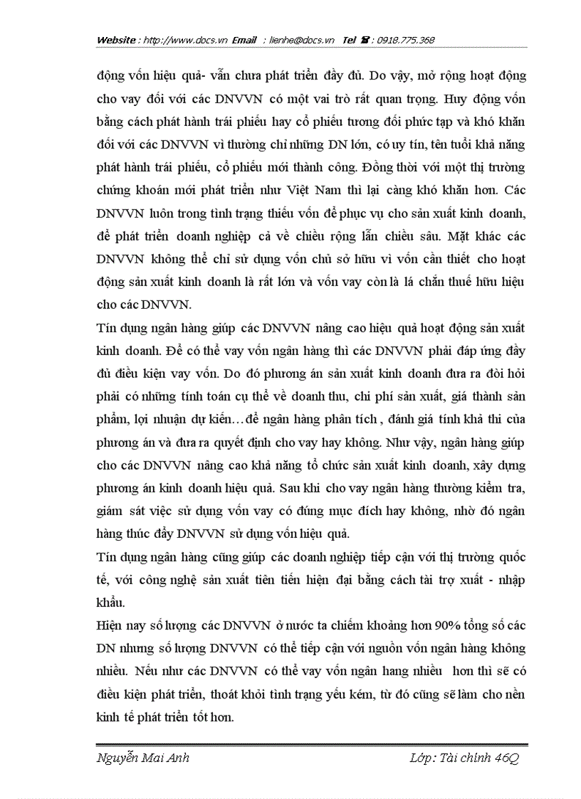 image for page Mở rộng hoạt động cho vay đối với DNVVN tại Techcombank