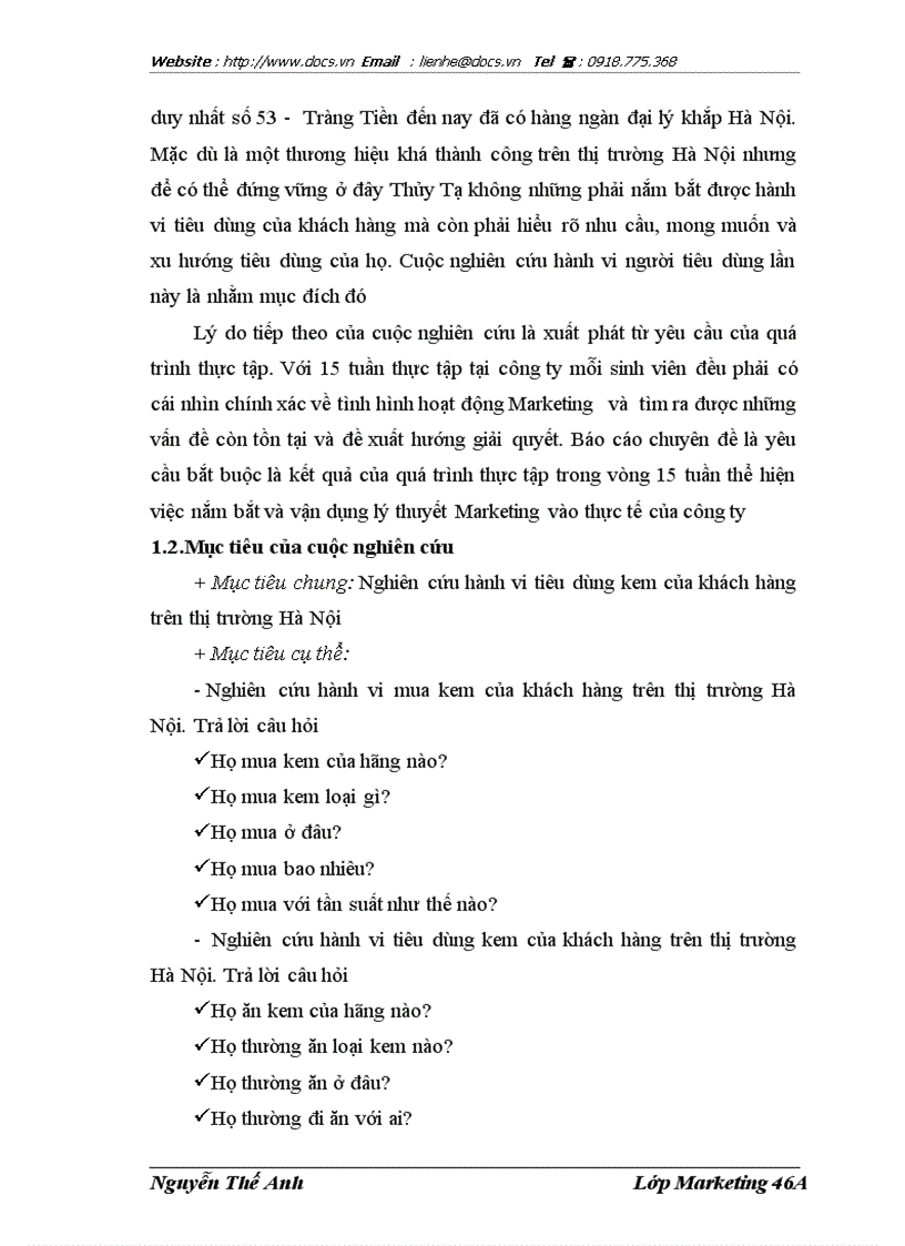 image for page Nghiên cứu hành vi tiêu dùng kem của khách hàng trên thị trường Hà Nội nhằm đưa ra giải pháp Marketing cho công ty cổ phần Thủy Tạ