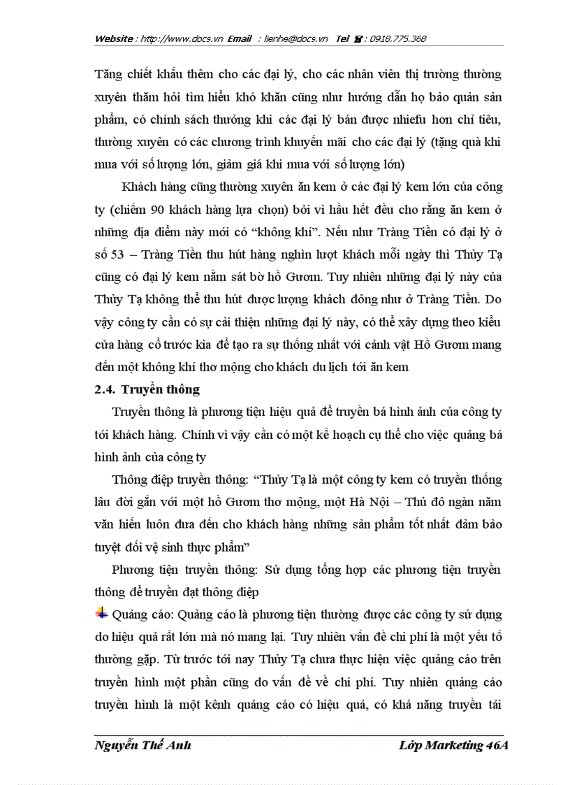 image for page Nghiên cứu hành vi tiêu dùng kem của khách hàng trên thị trường Hà Nội nhằm đưa ra giải pháp Marketing cho công ty cổ phần Thủy Tạ