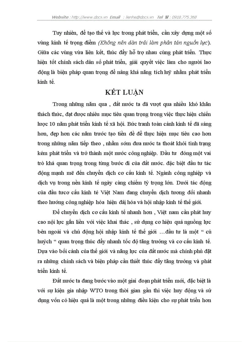 image for page Tác động của đầu tư đến chuyển dịch cơ cấu kinh tế ở Việt nam