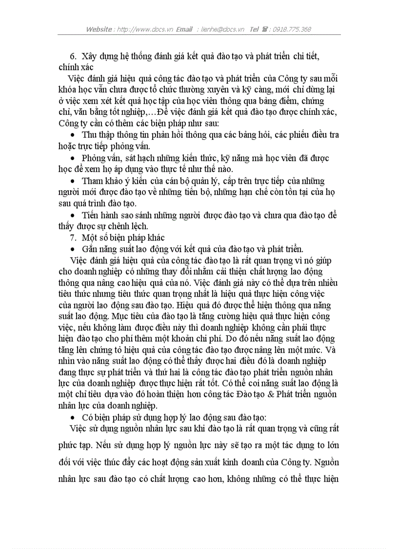 image for page Hoàn thiện công tác đào tạo và phát triển nguồn nhân lực tại Công ty Cổ phần đầu tư và xây dựng số 4