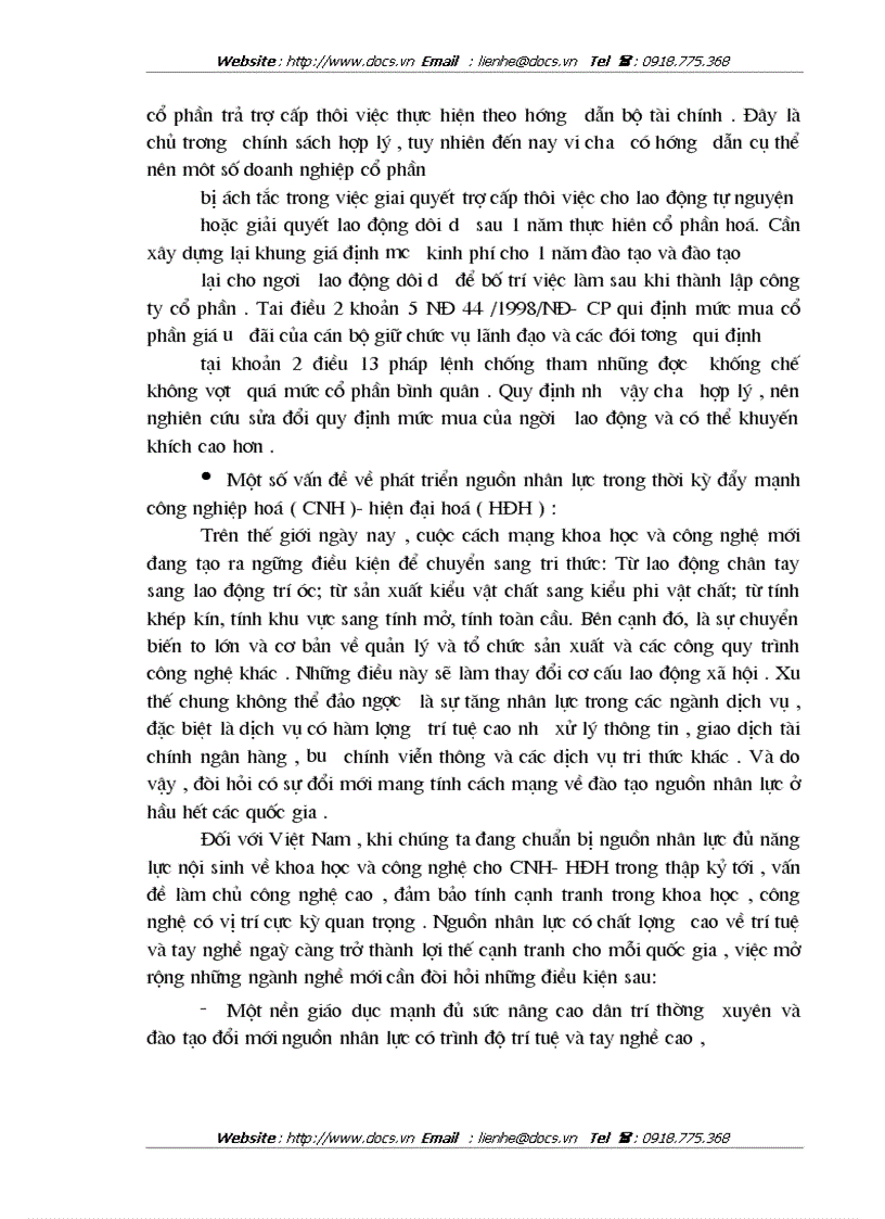 image for page Cải tiến và hoàn thiện về quản lý nguồn nhân lực trong các doanh nghiệp nhà nước