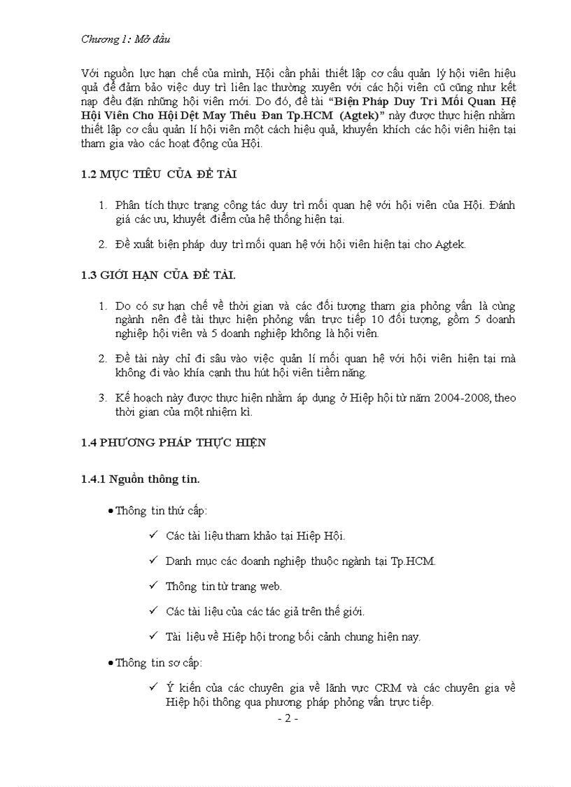 image for page Biện pháp duy trì quan hệ hội viên cho hội dệt may thêu đan tp hcm