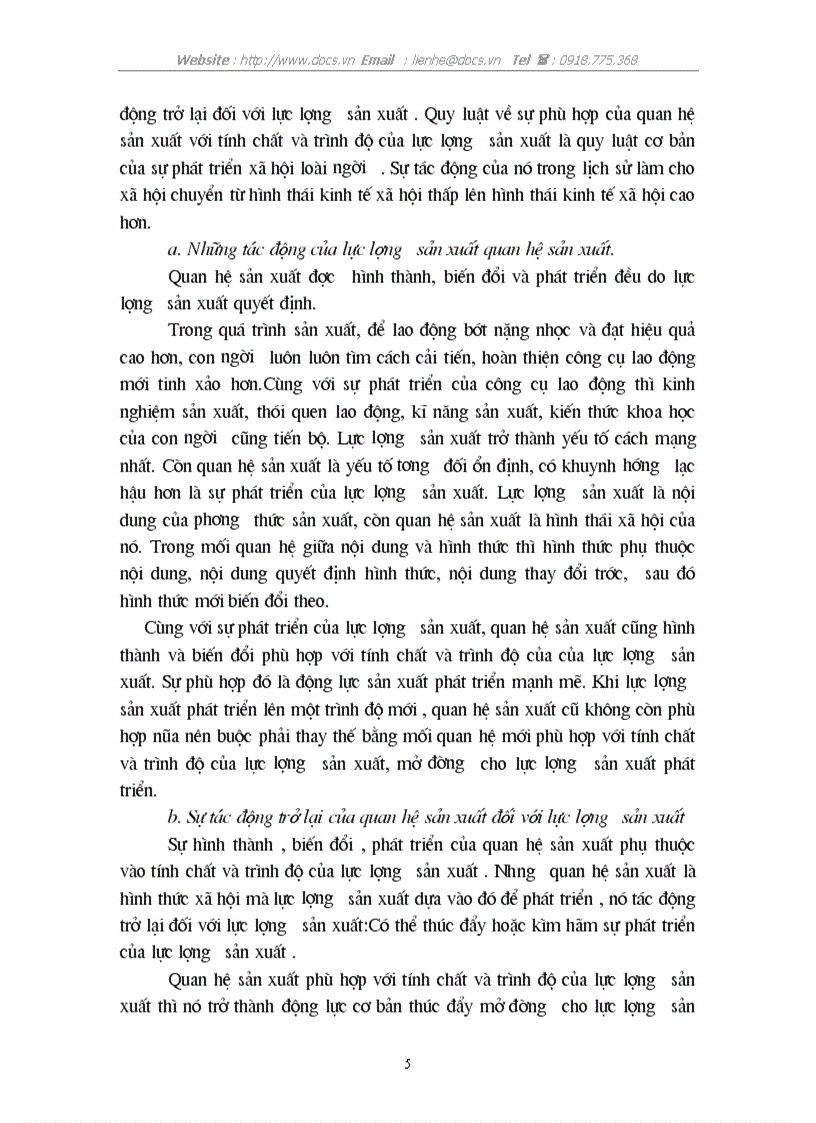 image for page Mối quan hệ biện chứng giữa lực lượng sản xuất và quan hệ sản xuất