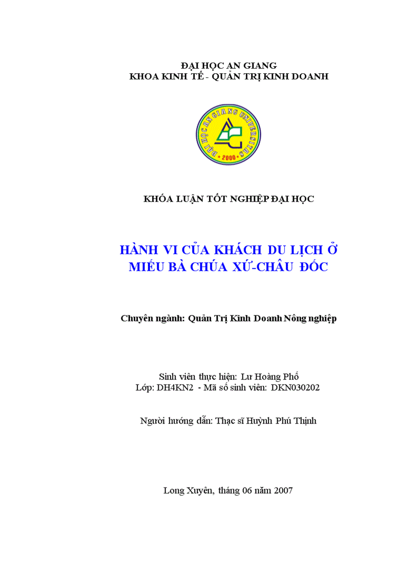 image for page Hành vi của du khách ở Miếu Bà Chúa Xứ Núi Sam Châu Đốc