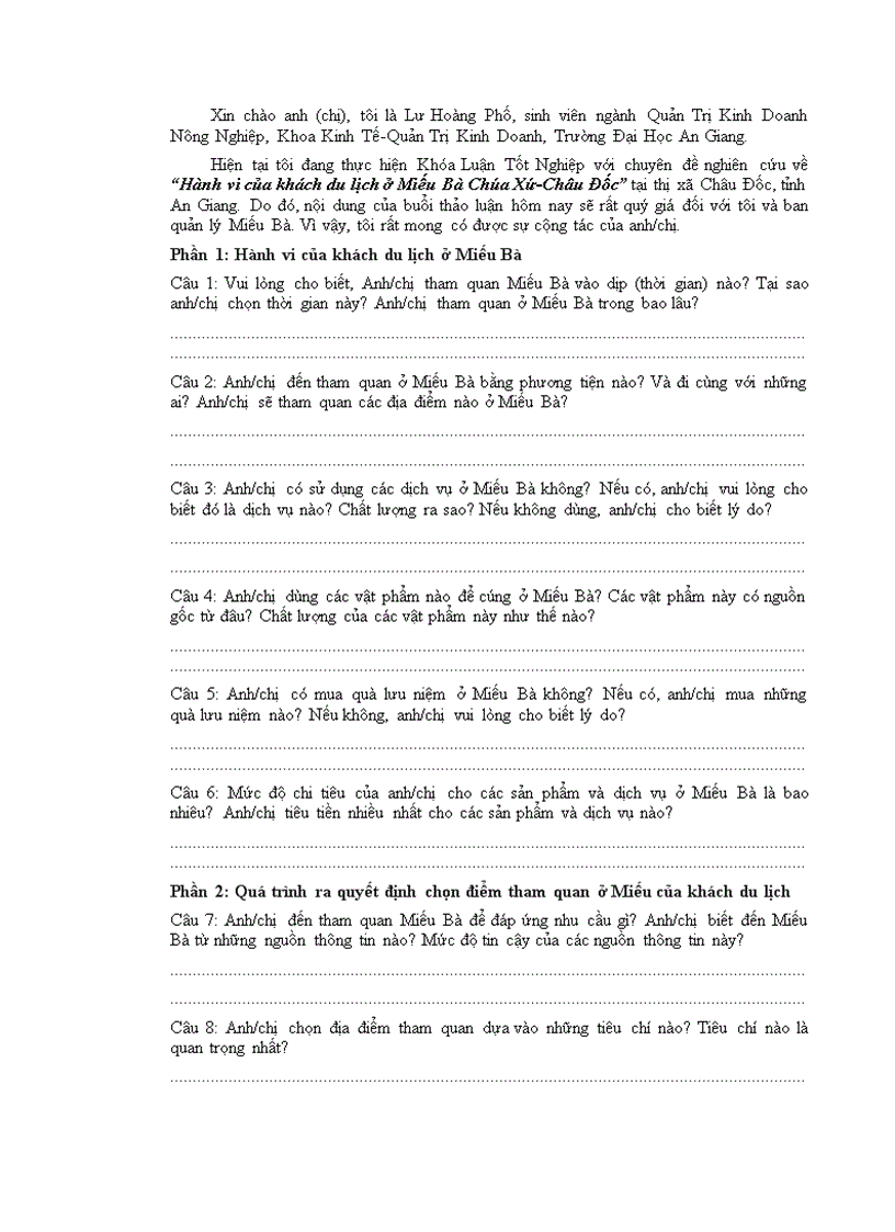 image for page Hành vi của du khách ở Miếu Bà Chúa Xứ Núi Sam Châu Đốc