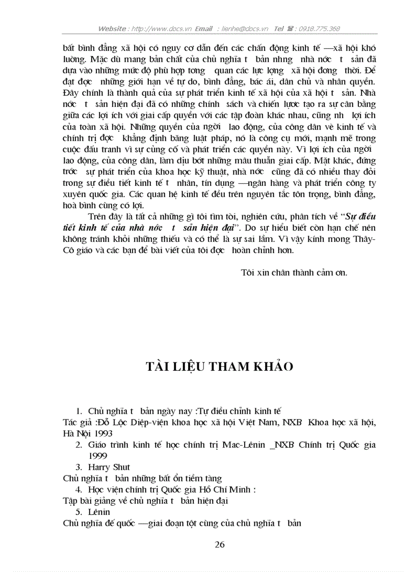 image for page Sự điều tiết kinh tế của nhà nước tư sản hiện đại