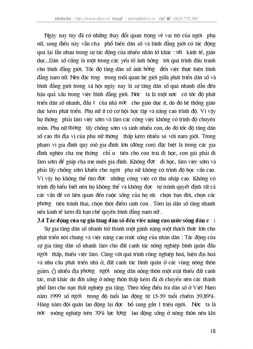 image for page Hãy nêu và phân tích ảnh hưởng của sự phát triển dân số đến kinh tế xã hội ở Việt Nam