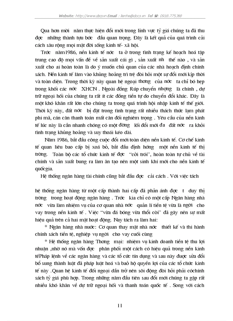 image for page Chính sách tỷ giá hối đoái những điều kiện tự do hoá tỷ giá ở VN