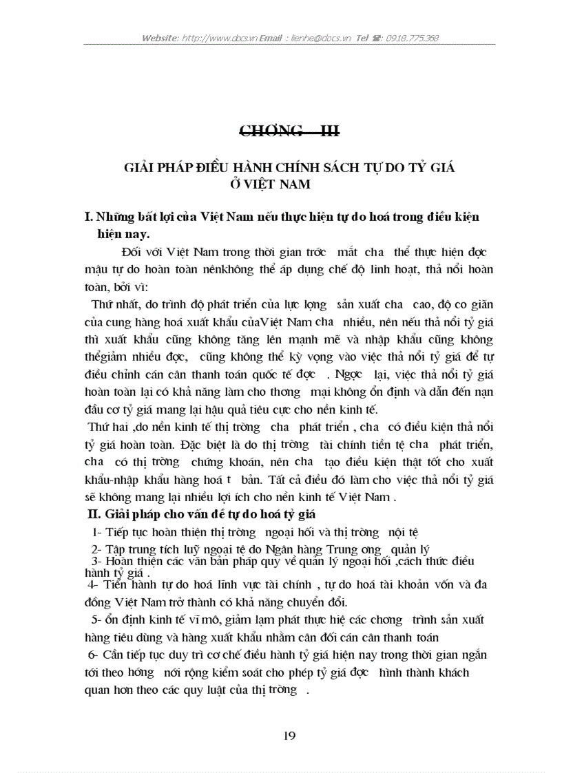 image for page Chính sách tỷ giá hối đoái những điều kiện tự do hoá tỷ giá ở VN