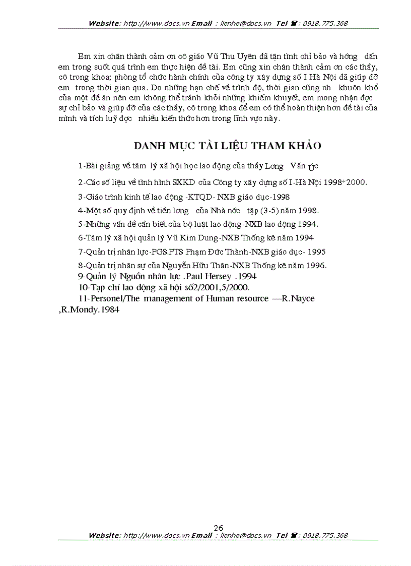 image for page Một số giải pháp nhằm nâng cao hiệu quả công tác tạo động lực cho người lao động ở công ty xây dựng số I HÀ NỘI