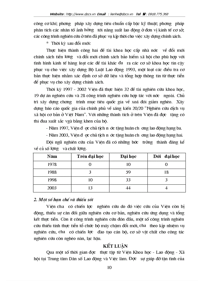 image for page Đề tài Phân tích dự báo cung cầu lao động của Thừa Thiên Huế