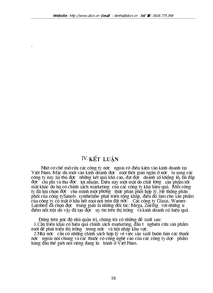 image for page Đánh giá về chính sách phân phối của một số công ty dược nước ngoài đang kinh doanh trên thị trường Việt Nam