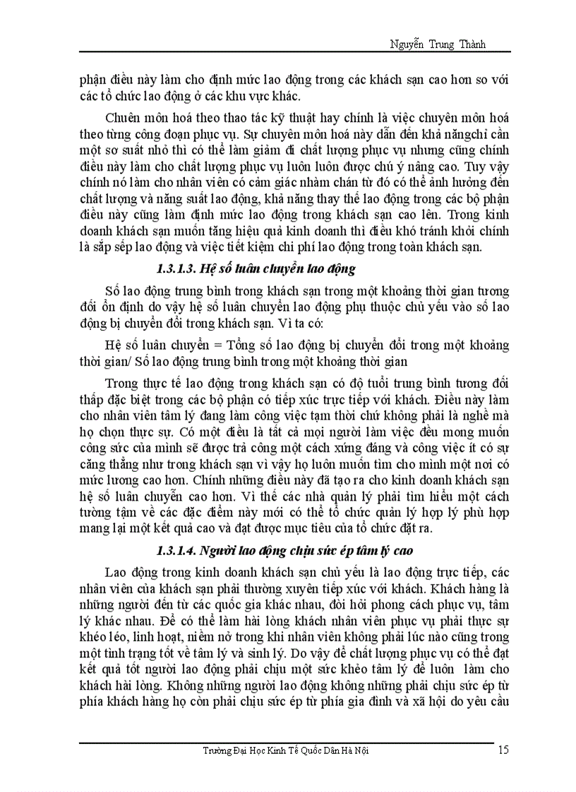 image for page Hoàn thiện công tác quản lý và sử dụng nhân lực tại khách sạn Dân Chủ