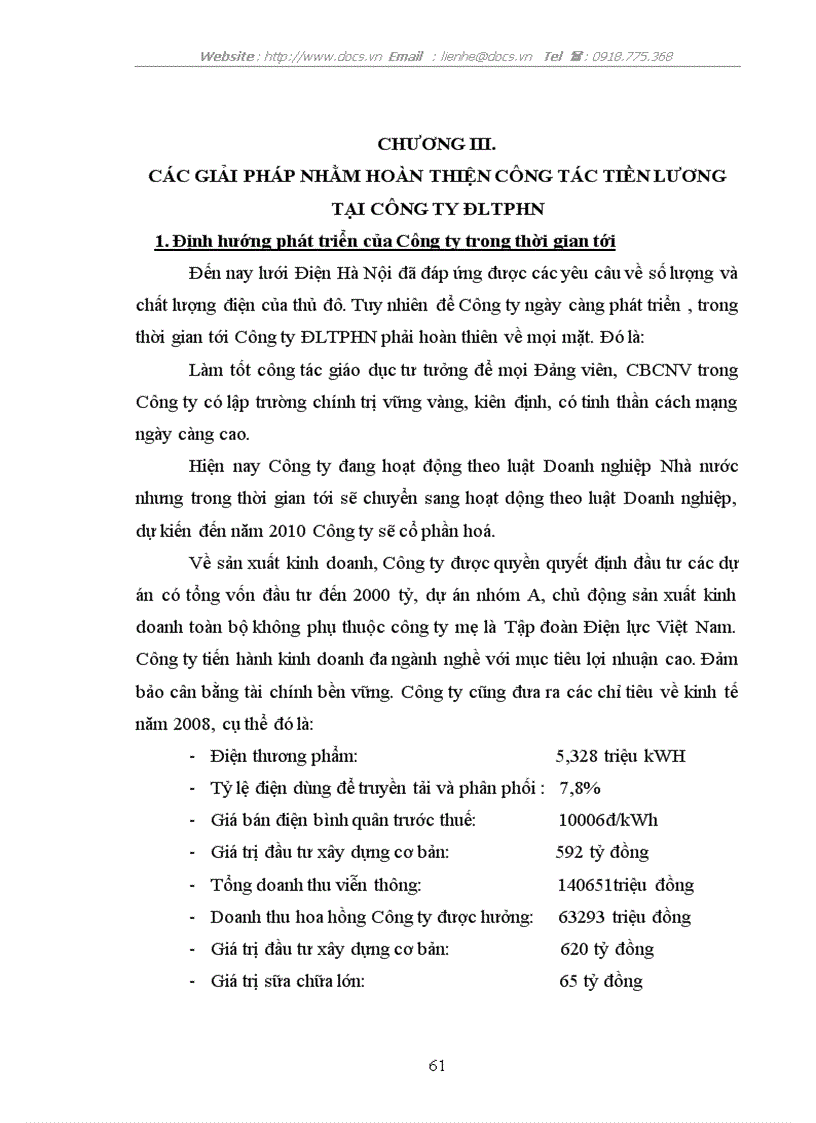 image for page Hoàn thiện công tác tiền lương tại Công ty Điện lực Thành phố Hà Nội