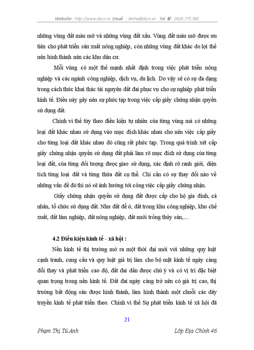 image for page Thực trạng và giải pháp cấp giấy chứng nhận quyền sử dụng đất huyện Nghi Lộc tỉnh Nghệ An